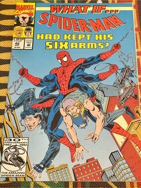 Marvel Vintage What If? #42 Spider-Man Six Arms Comic 🕷️💪